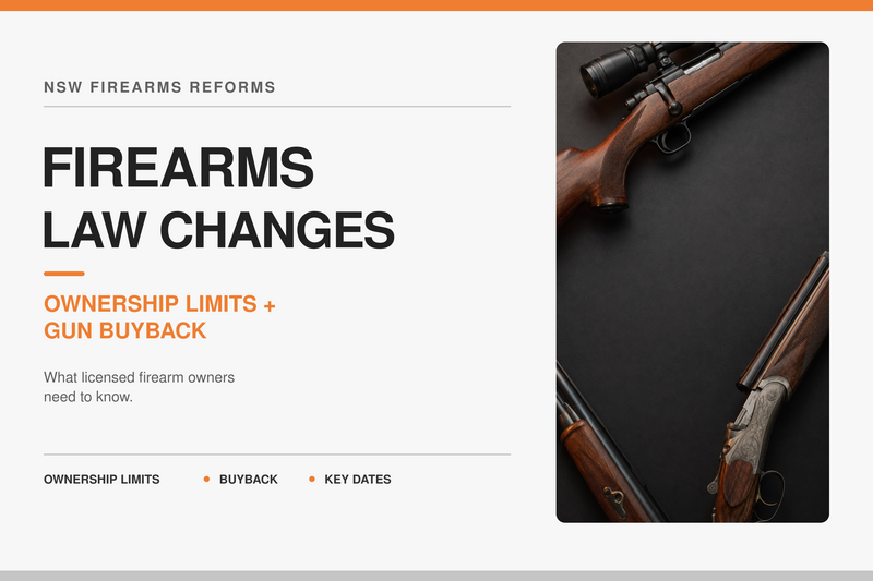 NSW Firearms Law Changes & Gun Buyback: What You Need to Know