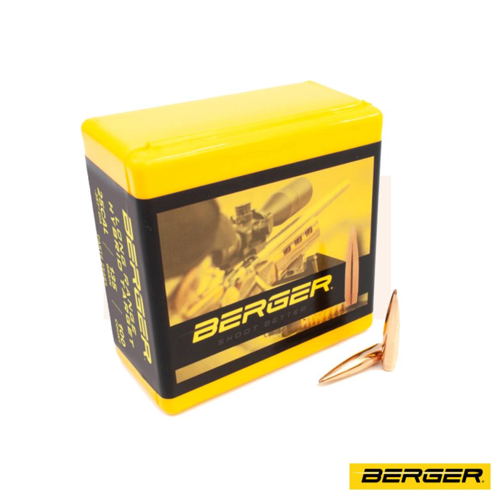 Berger Long Range Boat Tail Target Projectiles