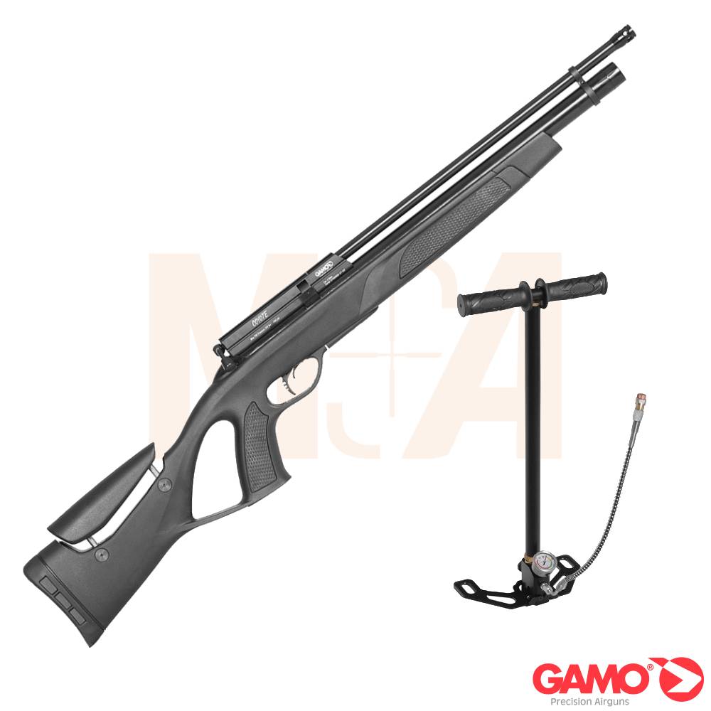 Gamo Coyote Black PCP Air Rifle Kit With Pump