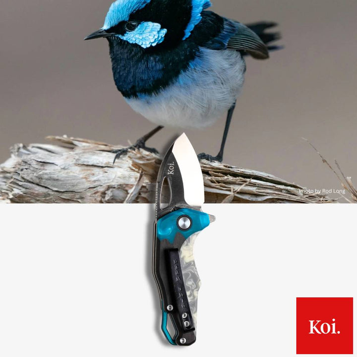 Koi Knives The Blue Wren EDC Pocket Knife