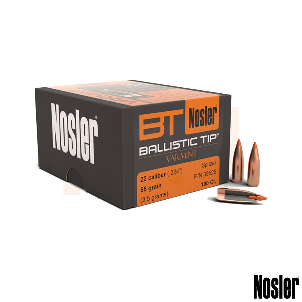 Nosler Ballistic Tip Varmint Projectiles