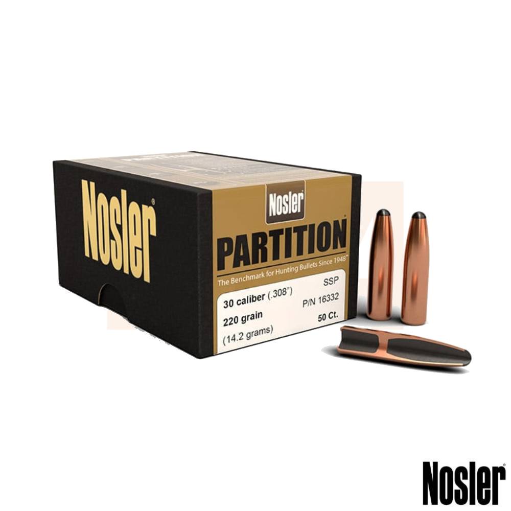 Nosler Semi-Spitzer Partition Projectiles