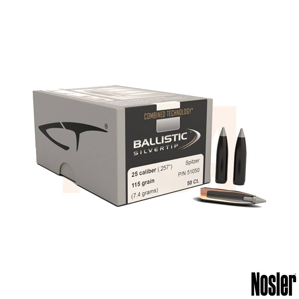 Nosler Ballistic Silvertip Projectiles