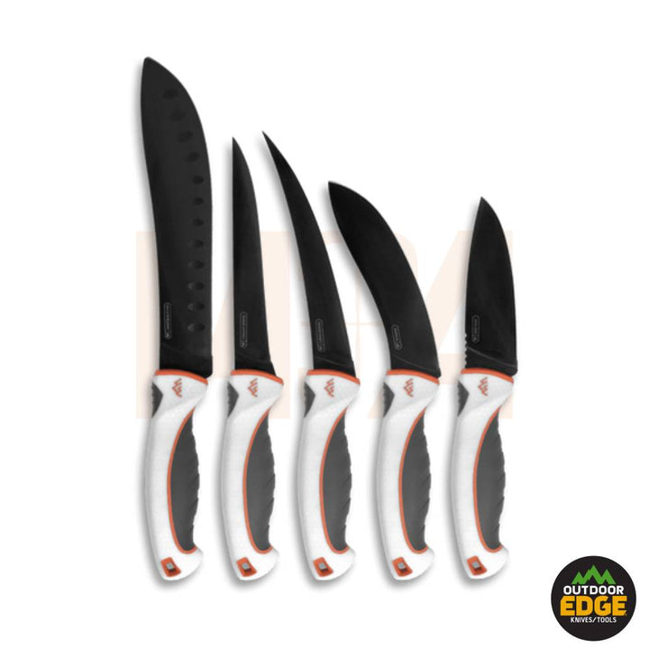 Outdoor Edge ERGO MAX (6-Piece Professional Grade Processing Knife Set)