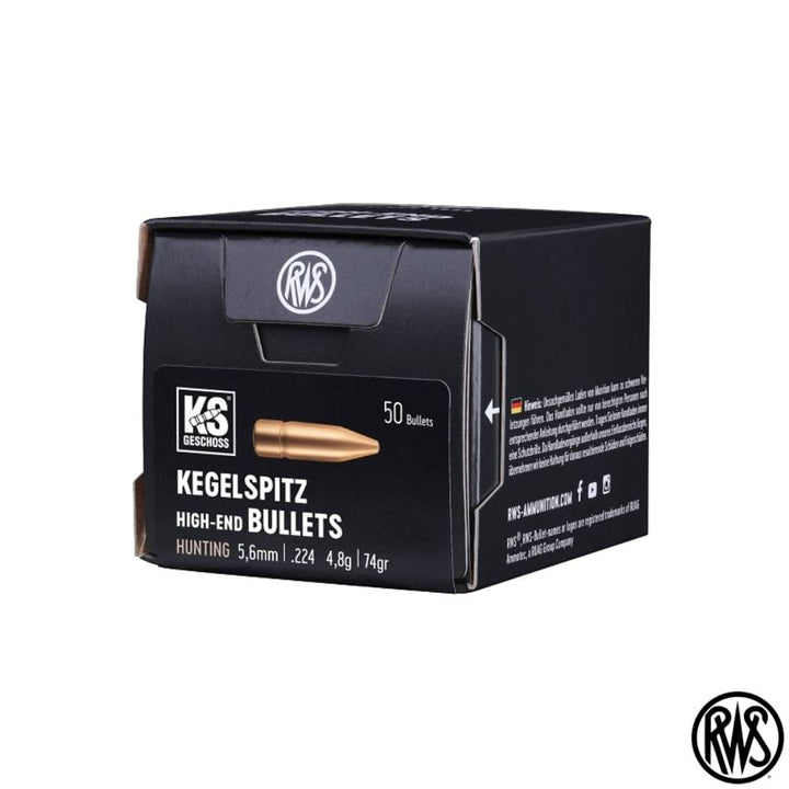 RWS Coned Soft Point Projectiles